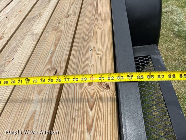 image for item DT6702 Shop built equipment trailer