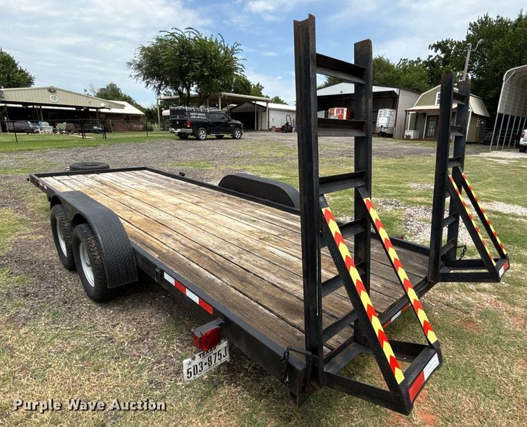 image for item DT6703 Shop built equipment trailer