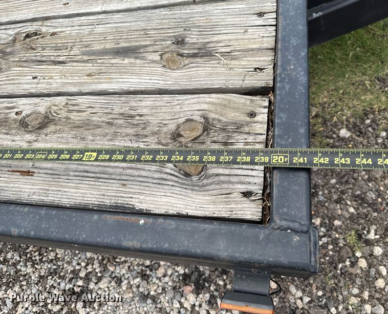 image for item DT6703 Shop built equipment trailer