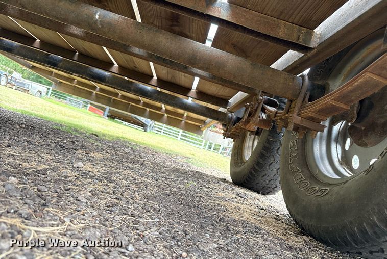 image for item DT6703 Shop built equipment trailer