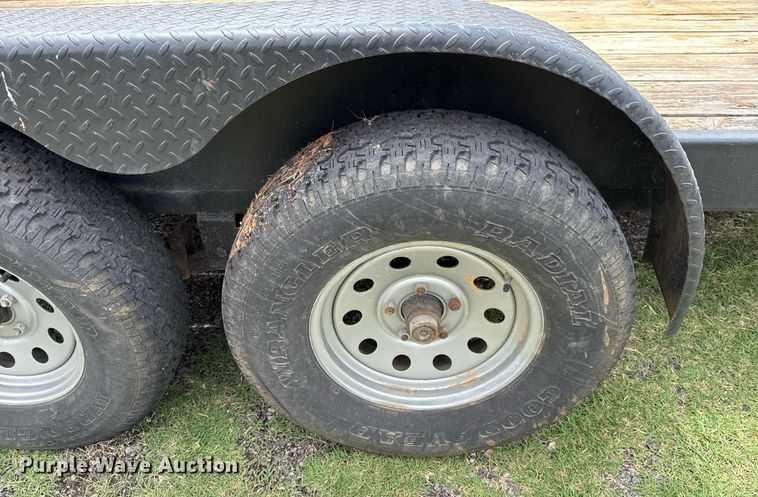 image for item DT6703 Shop built equipment trailer