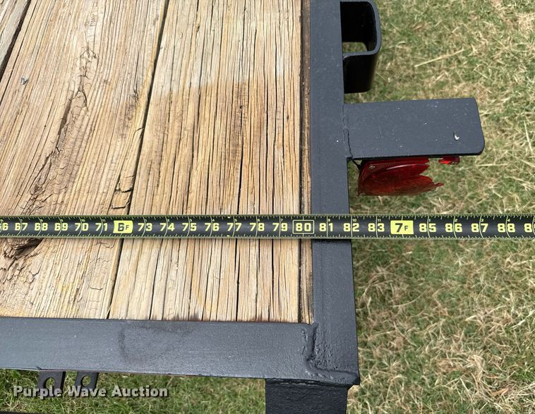 image for item DT6704 Shop built  equipment trailer