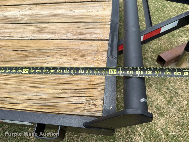 image for item DT6704 Shop built  equipment trailer