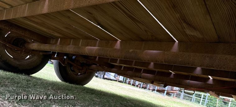 image for item DT6704 Shop built  equipment trailer