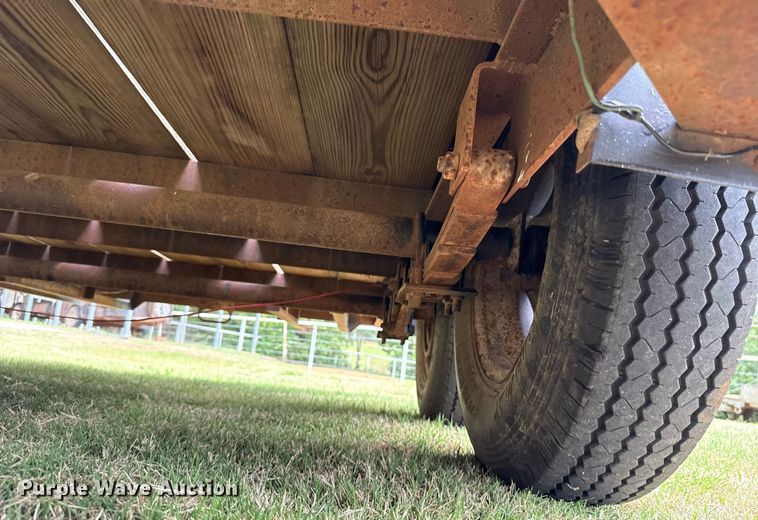 image for item DT6704 Shop built  equipment trailer