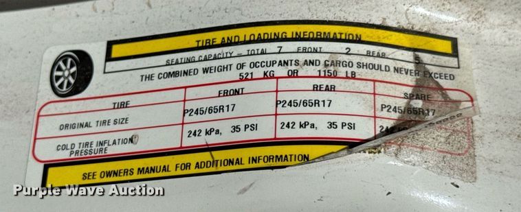 image for item DU9393 2006 Jeep Commander SUV