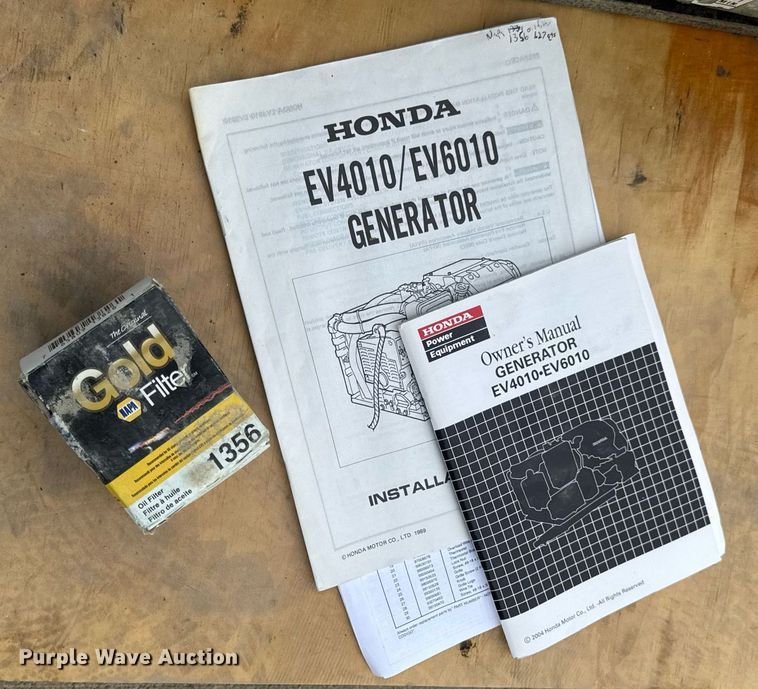 image for item DW3396 Honda EV6010 generator