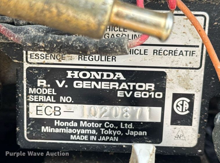 image for item DW3396 Honda EV6010 generator