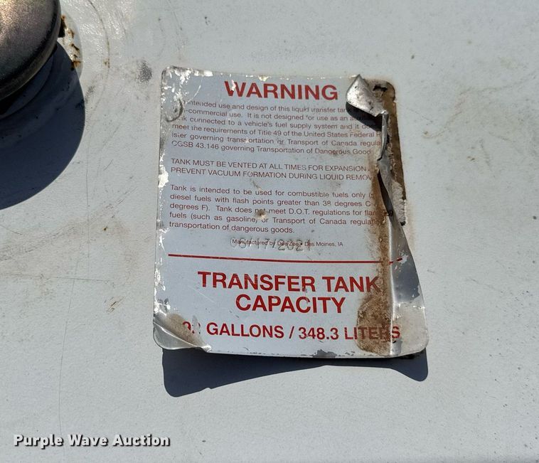 image for item DW5154 2021 Dee Zee fuel tank