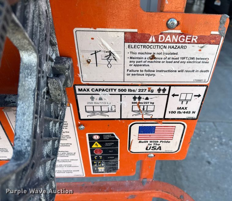 image for item DX5683 2011 JLG 1930ES scissor lift