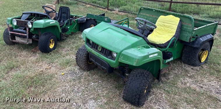 image for item DX5701 (2) John Deere Gator utility vehicles