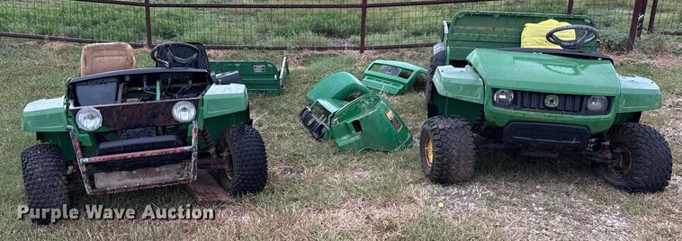 image for item DX5701 (2) John Deere Gator utility vehicles