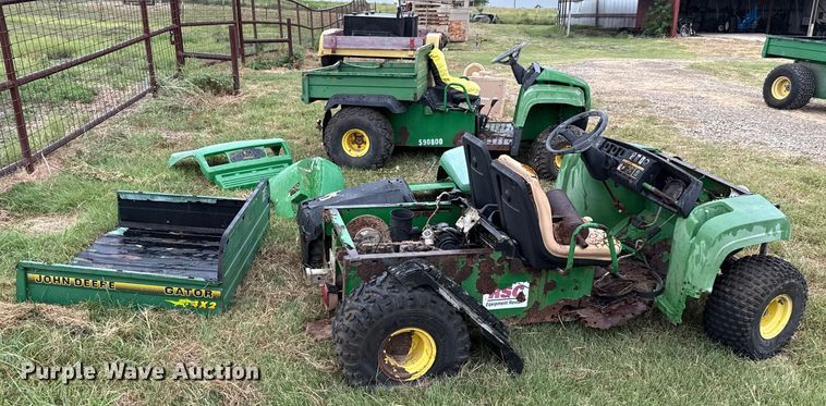 image for item DX5701 (2) John Deere Gator utility vehicles