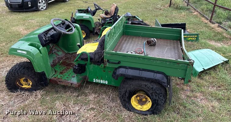 image for item DX5701 (2) John Deere Gator utility vehicles