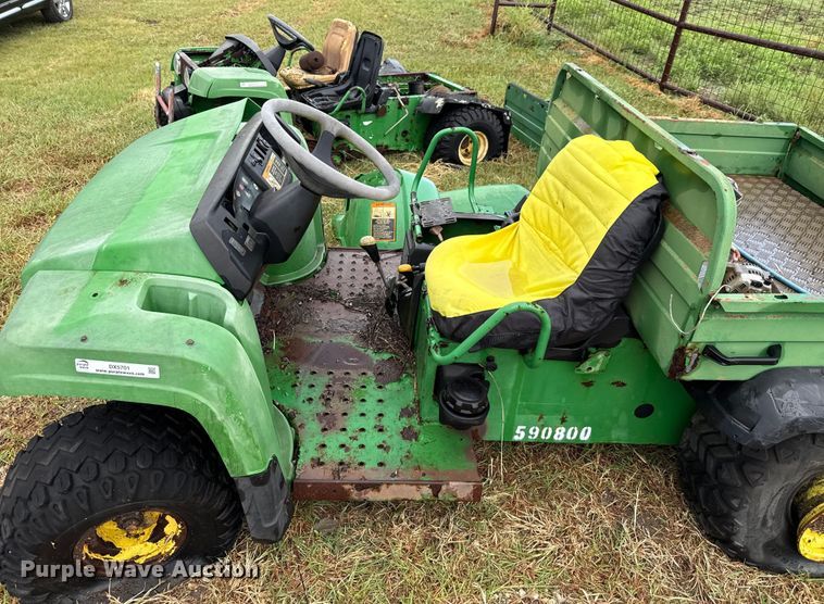image for item DX5701 (2) John Deere Gator utility vehicles