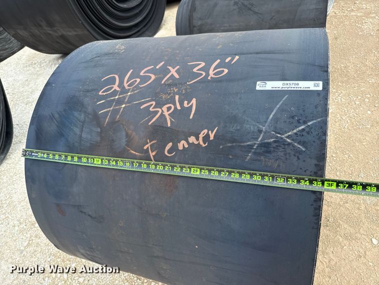 image for item DX5708 Roll of 3 ply conveyor belt