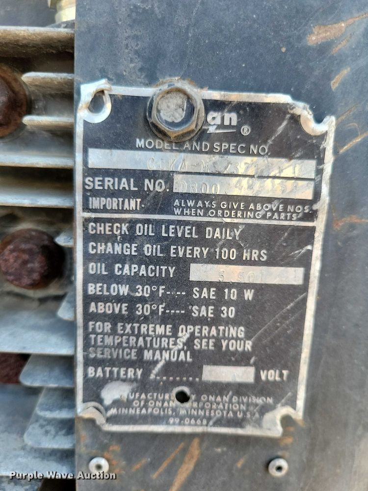 image for item DX7182 Miller AEAD-200LE welder/generator