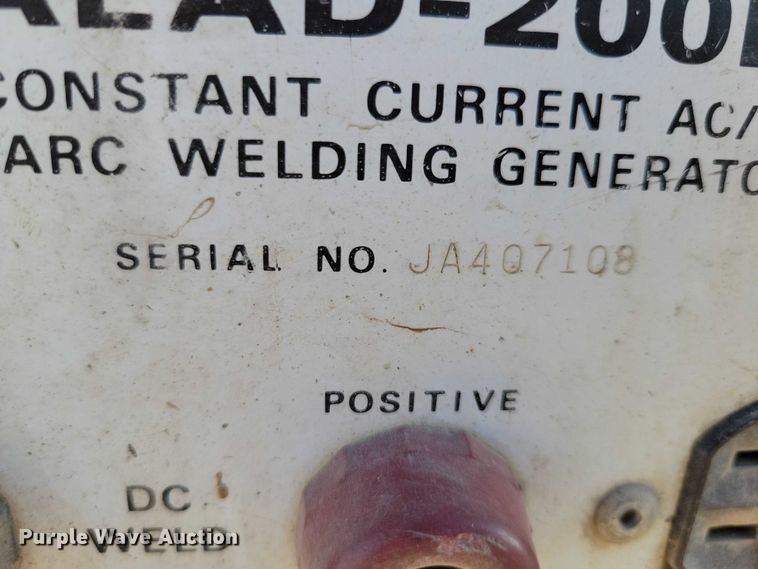 image for item DX7182 Miller AEAD-200LE welder/generator