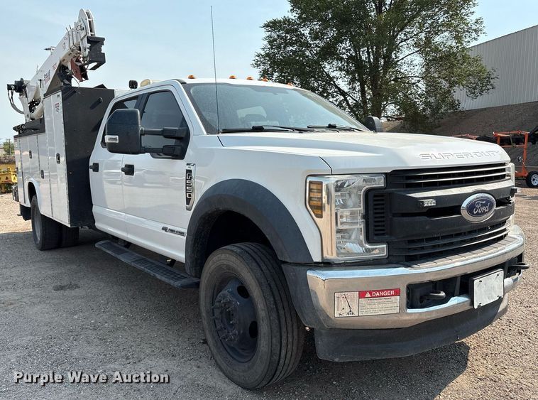 image for item DX8018 2019 Ford F550 Super Duty XL Crew Cab utility / service truck