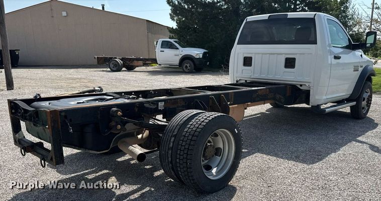 image for item DY0393 2016 Dodge Ram 4500 truck cab and chassis