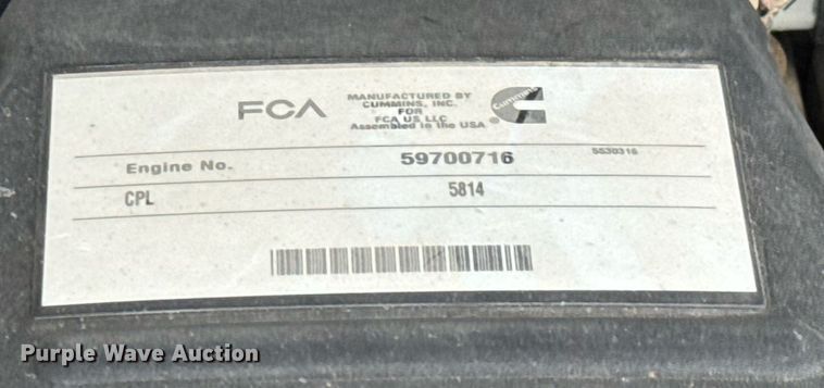 image for item DY0429 2022 Dodge Ram 2500 Big Horn  Crew Cab pickup truck