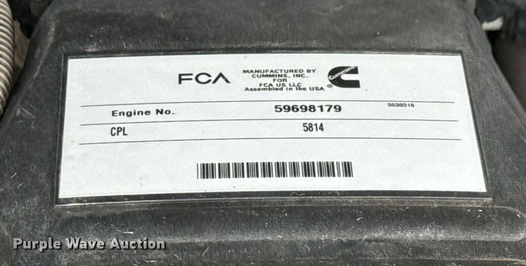 image for item DY0430 2022 Dodge Ram 2500 Big Horn Crew Cab pickup truck