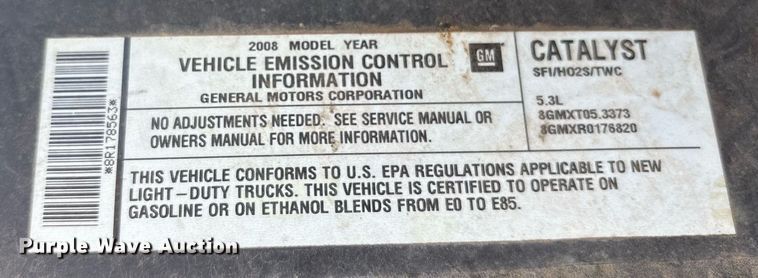 image for item DY0802 2008 Chevrolet Tahoe SUV