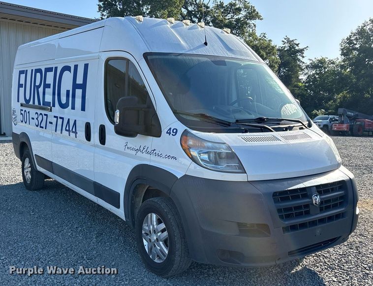 image for item DY0810 2018 Dodge Ram Promaster 2500 van
