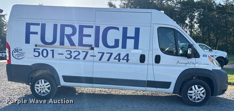 image for item DY0810 2018 Dodge Ram Promaster 2500 van