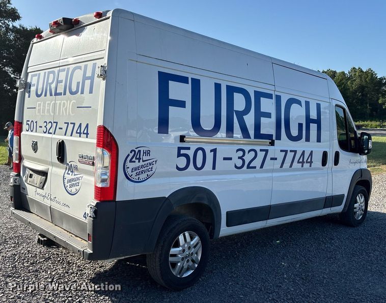 image for item DY0810 2018 Dodge Ram Promaster 2500 van