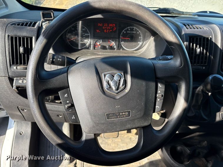 image for item DY0810 2018 Dodge Ram Promaster 2500 van