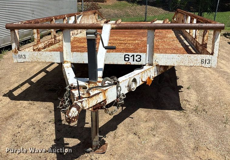 image for item DY0855 1994 Shop built utility trailer