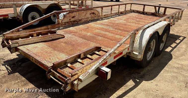 image for item DY0855 1994 Shop built utility trailer