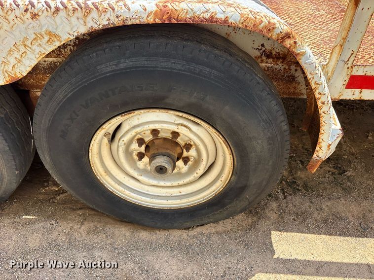 image for item DY0855 1994 Shop built utility trailer