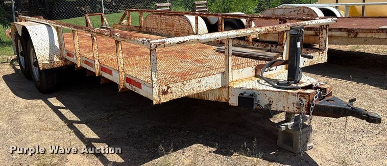 image for item DY0856 1996 Shop built utility trailer