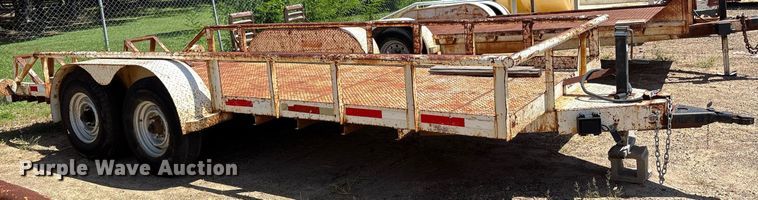 image for item DY0856 1996 Shop built utility trailer