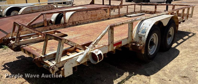 image for item DY0856 1996 Shop built utility trailer