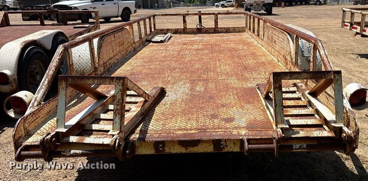 image for item DY0856 1996 Shop built utility trailer