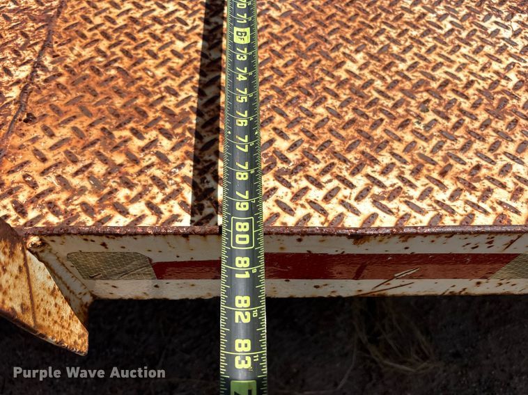 image for item DY0856 1996 Shop built utility trailer