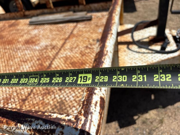 image for item DY0856 1996 Shop built utility trailer