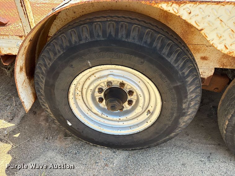 image for item DY0856 1996 Shop built utility trailer