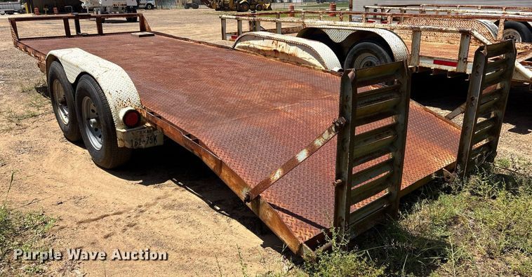 image for item DY0857 2003 Shop built utility trailer