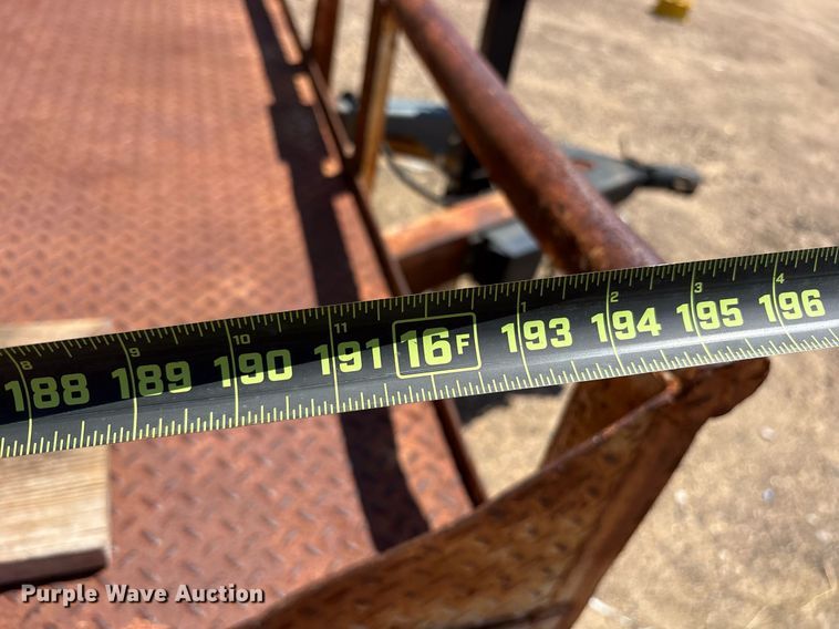 image for item DY0857 2003 Shop built utility trailer