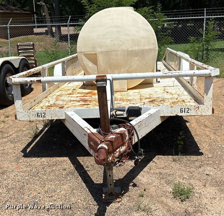 image for item DY0858 1990 Shop built utility trailer