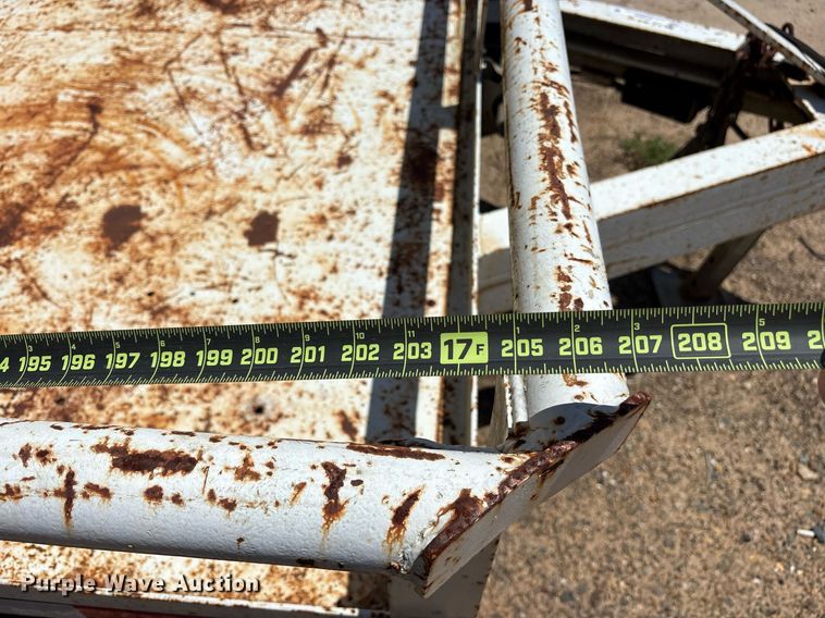 image for item DY0858 1990 Shop built utility trailer