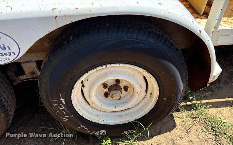 image for item DY0858 1990 Shop built utility trailer