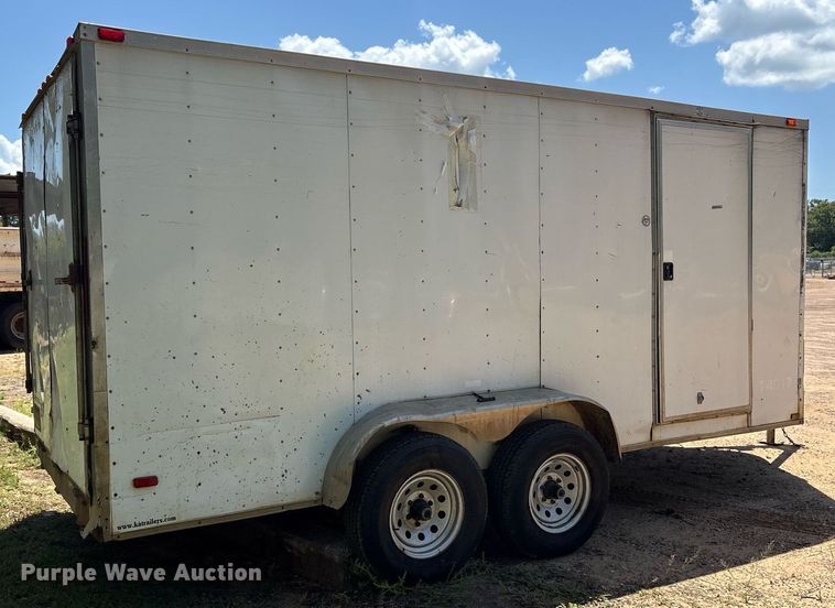 image for item DY0864 2012 King V17X1STA enclosed cargo trailer