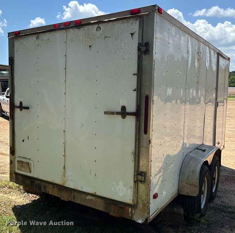 image for item DY0864 2012 King V17X1STA enclosed cargo trailer