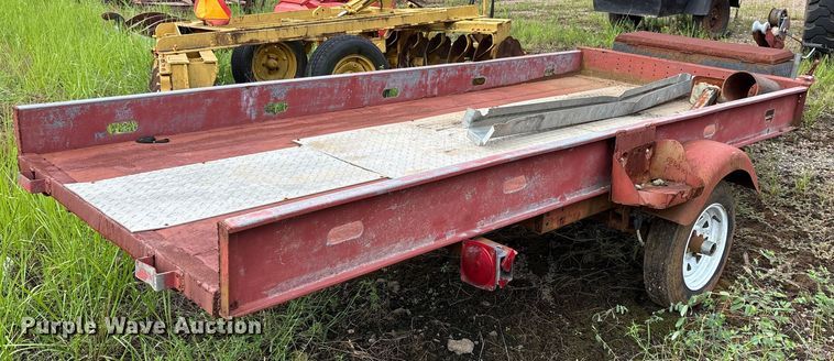 image for item DY0887 Shop built utility trailer