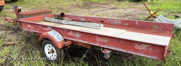 image for item DY0887 Shop built utility trailer